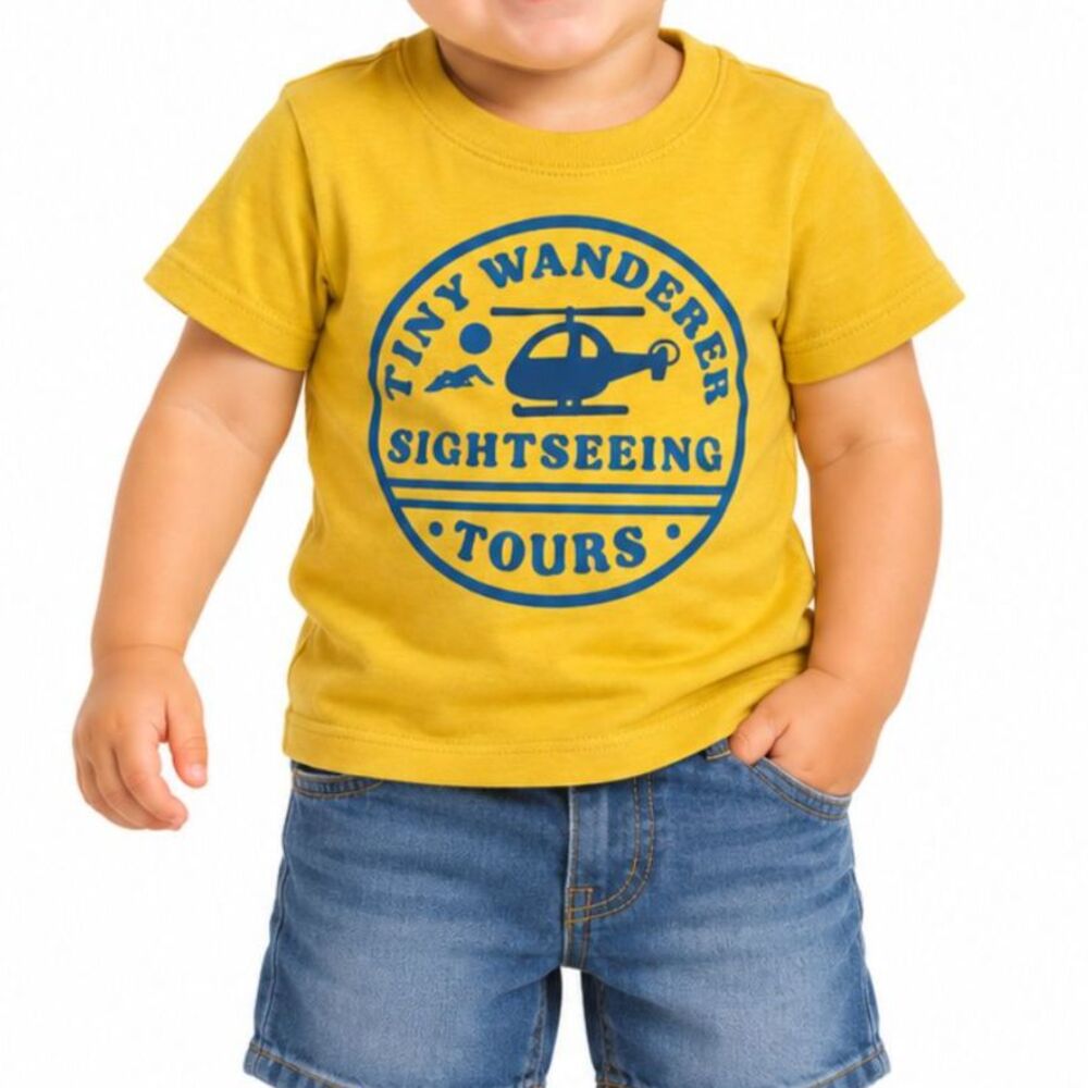 🔥 5 for $30 🔥 Carter’s Boys Tiny Wanderer Tours Graphic T-Shirt | Size 18M